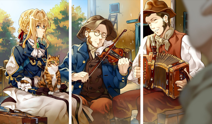 Violet Evergarden – 3 Panels – Multiple Sizes | Home Decor