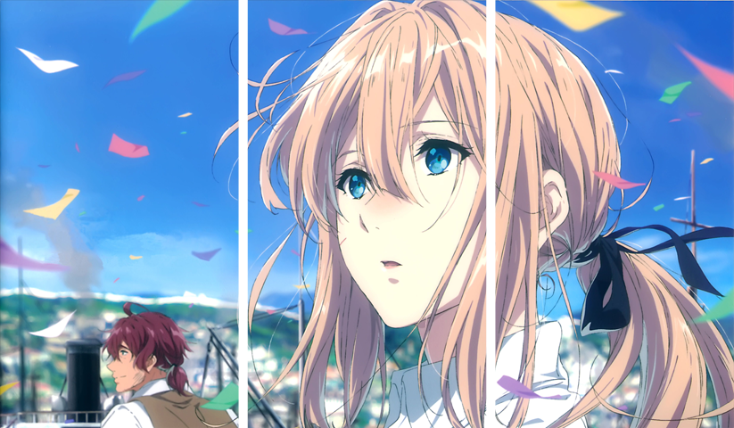 Violet Evergarden – 3 Panels – Multiple Sizes | Home Decor