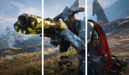 لوحة Warframe – ثلاثة قطع – برشة أحجام | ديكور دارك