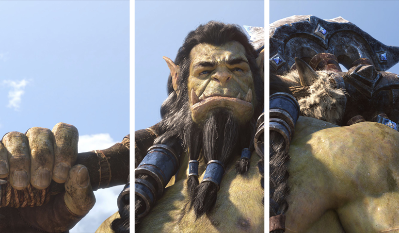 لوحة World of Warcraft – ثلاثة قطع – برشة أحجام | ديكور دارك