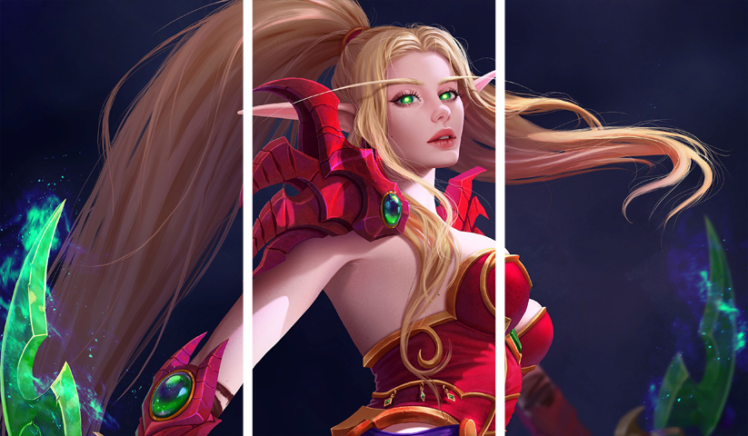 World of Warcraft – 3 Panels – Multiple Sizes | Home Decor