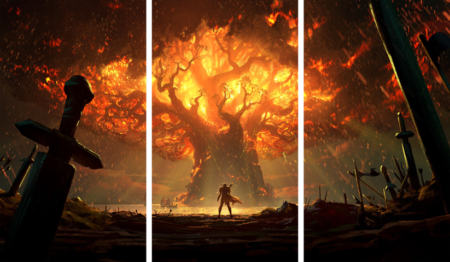 World of Warcraft – 3 Panels – Multiple Sizes | Home Decor