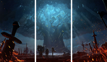 World of Warcraft – 3 Panels – Multiple Sizes | Home Decor
