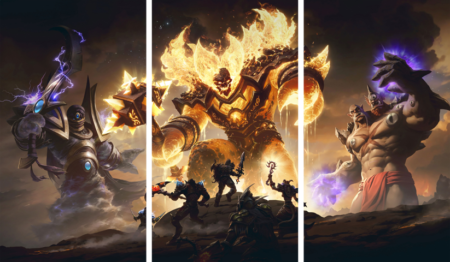 World of Warcraft – 3 Panneaux – Plusieurs Tailles | Décoration Maison