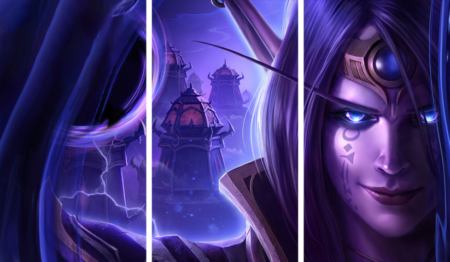 لوحة World of Warcraft – ثلاثة قطع – برشة أحجام | ديكور دارك