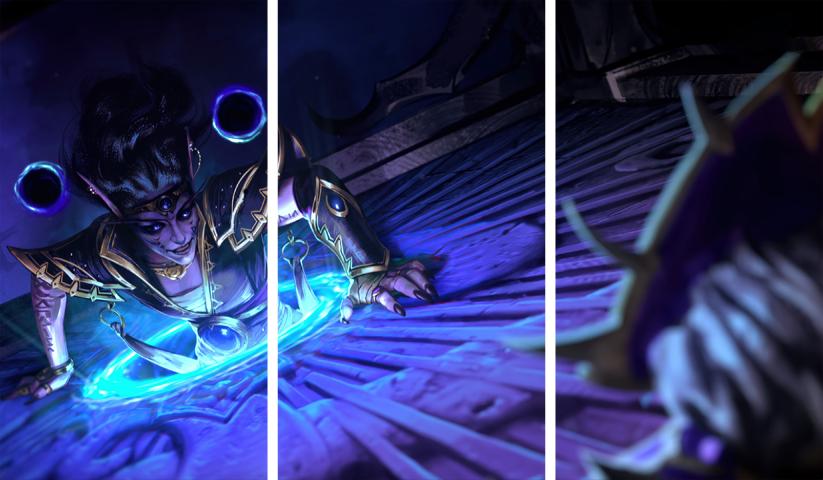 لوحة World of Warcraft – ثلاثة قطع – برشة أحجام | ديكور دارك