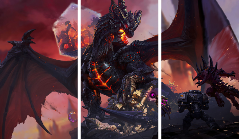 World of Warcraft – 3 Panels – Multiple Sizes | Home Decor