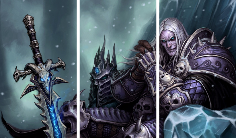 لوحة World of Warcraft – ثلاثة قطع – برشة أحجام | ديكور دارك