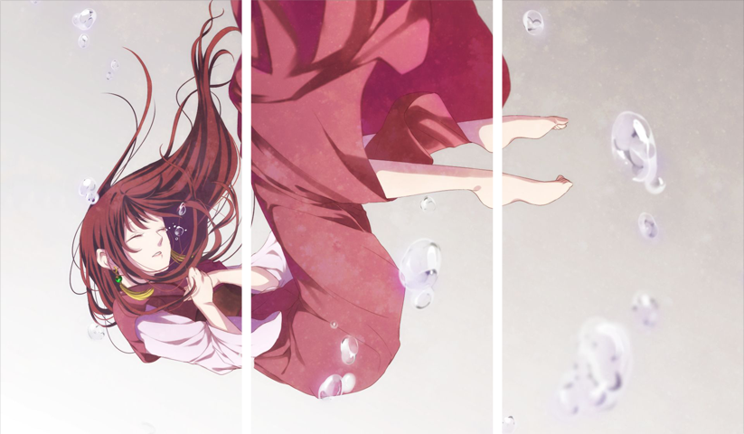 Yona of the Dawn – 3 Panneaux – Plusieurs Tailles | Décoration Maison