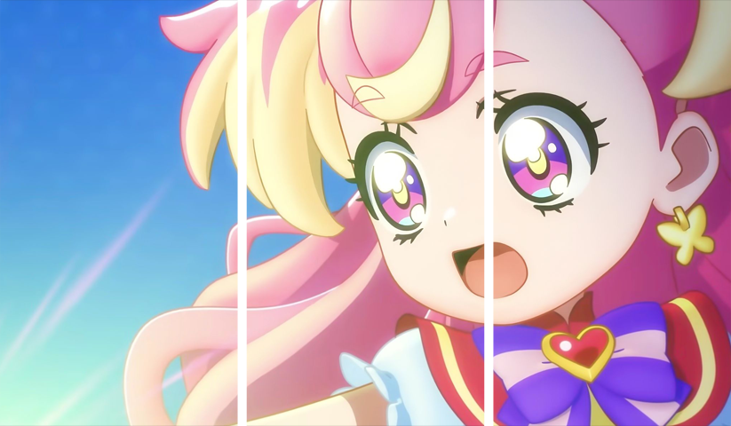 لوحة You and Idol Pretty Cure – ثلاثة قطع – برشة أحجام | ديكور دارك