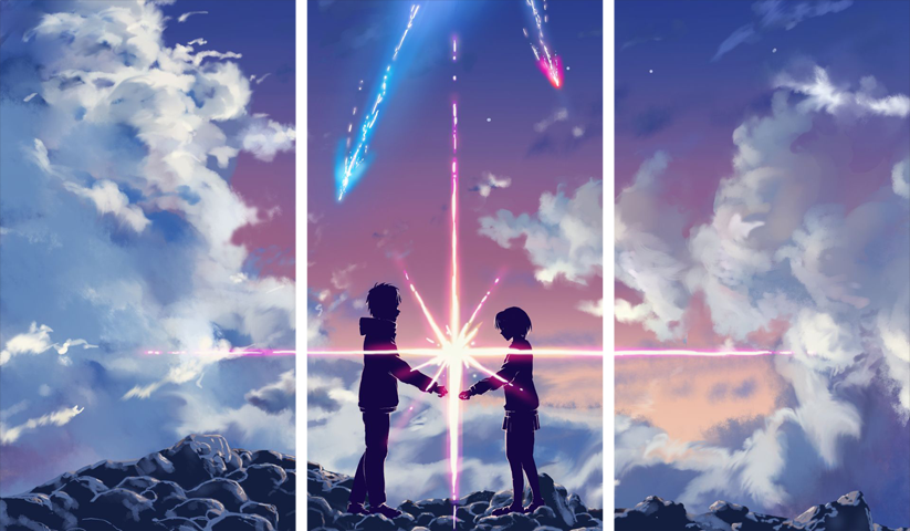 Your Name – 3 Panneaux – Plusieurs Tailles | Décoration Maison