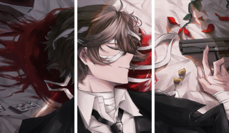 bungo stray dogs – 3 Panneaux – Plusieurs Tailles | Décoration Maison