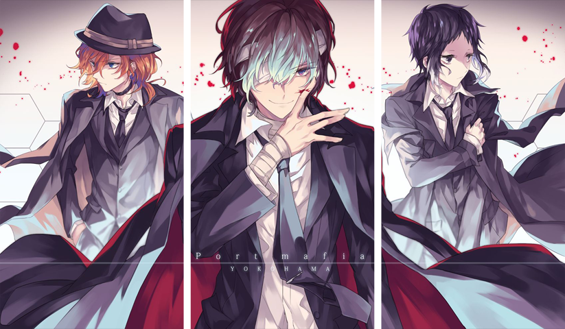 bungo stray dogs – 3 Panels – Multiple Sizes | Home Decor