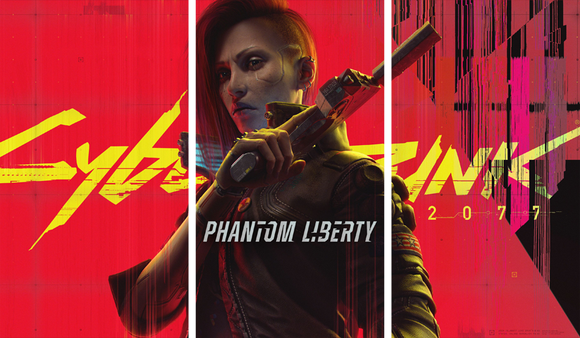 cyberpunk 2077 – 3 Panneaux – Plusieurs Tailles | Décoration Maison