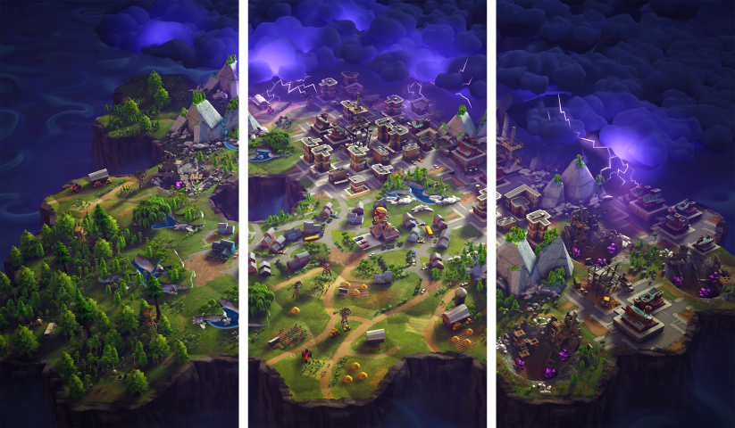 fortnite – 3 Panels – Multiple Sizes | Home Decor
