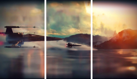 star wars – 3 Panels – Multiple Sizes | Home Decor