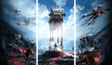 star wars – 3 Panels – Multiple Sizes | Home Decor