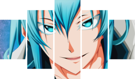 لوحة Akame ga Kill! – خمسة قطع – برشة أحجام | ديكور دارك