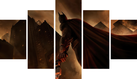 لوحة Batman – خمسة قطع – برشة أحجام | ديكور دارك