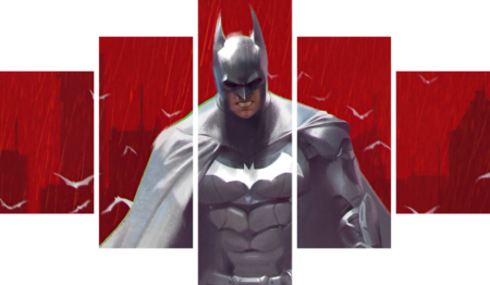 لوحة Batman – خمسة قطع – برشة أحجام | ديكور دارك