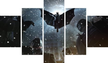 لوحة Batman – خمسة قطع – برشة أحجام | ديكور دارك