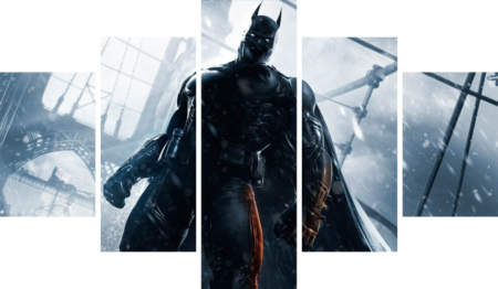 لوحة Batman – خمسة قطع – برشة أحجام | ديكور دارك