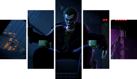 لوحة Batman – خمسة قطع – برشة أحجام | ديكور دارك