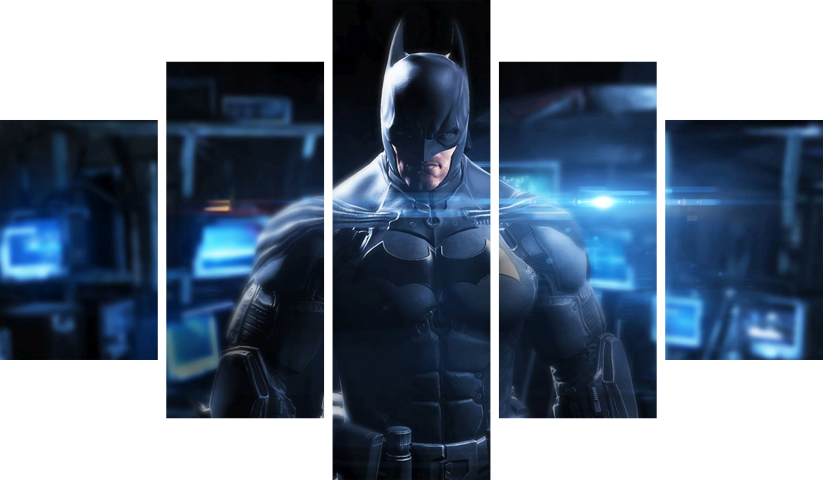 Batman – 5 Panels – Multiple Sizes | Home Decor