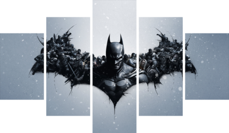 لوحة Batman – خمسة قطع – برشة أحجام | ديكور دارك