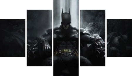 لوحة Batman – خمسة قطع – برشة أحجام | ديكور دارك