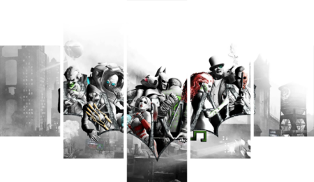 Batman – 5 Panels – Multiple Sizes | Home Decor