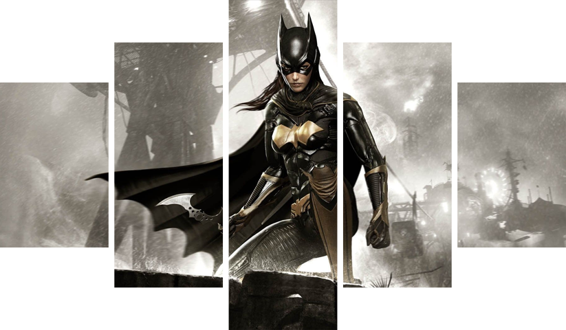 لوحة Batman – خمسة قطع – برشة أحجام | ديكور دارك