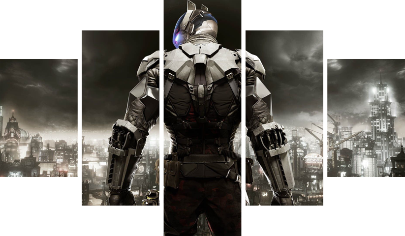 لوحة Batman – خمسة قطع – برشة أحجام | ديكور دارك