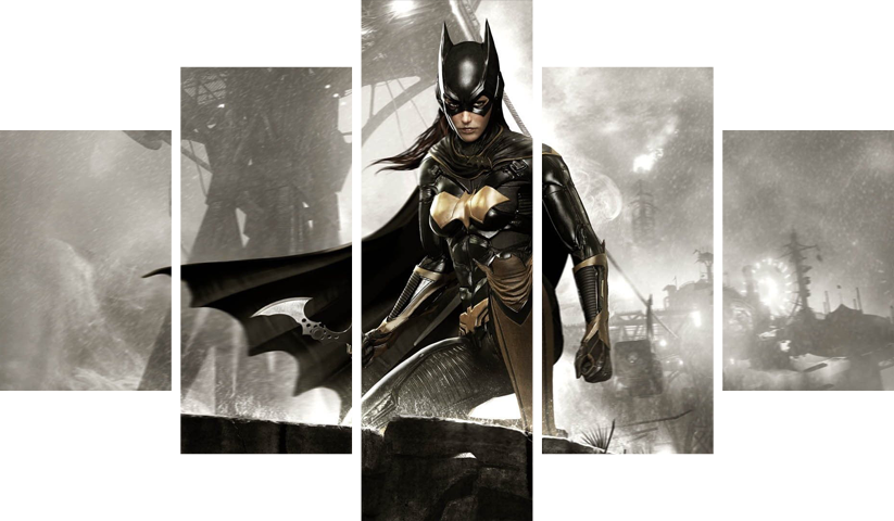 لوحة Batman – خمسة قطع – برشة أحجام | ديكور دارك