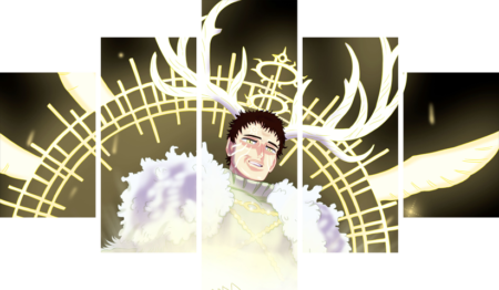 Black Clover – 5 Panneaux – Plusieurs Tailles | Décoration Maison