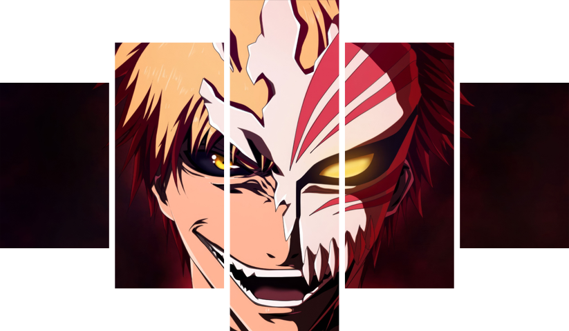 لوحة Bleach – خمسة قطع – برشة أحجام | ديكور دارك