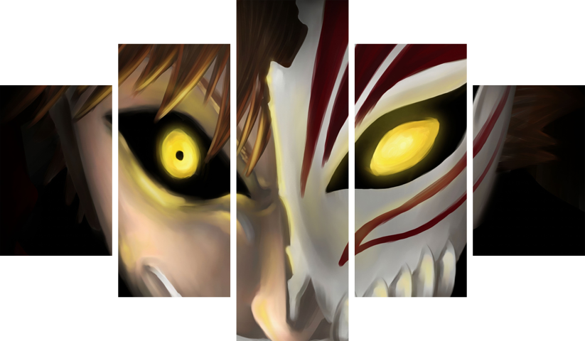 لوحة Bleach – خمسة قطع – برشة أحجام | ديكور دارك