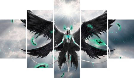 لوحة Bleach – خمسة قطع – برشة أحجام | ديكور دارك