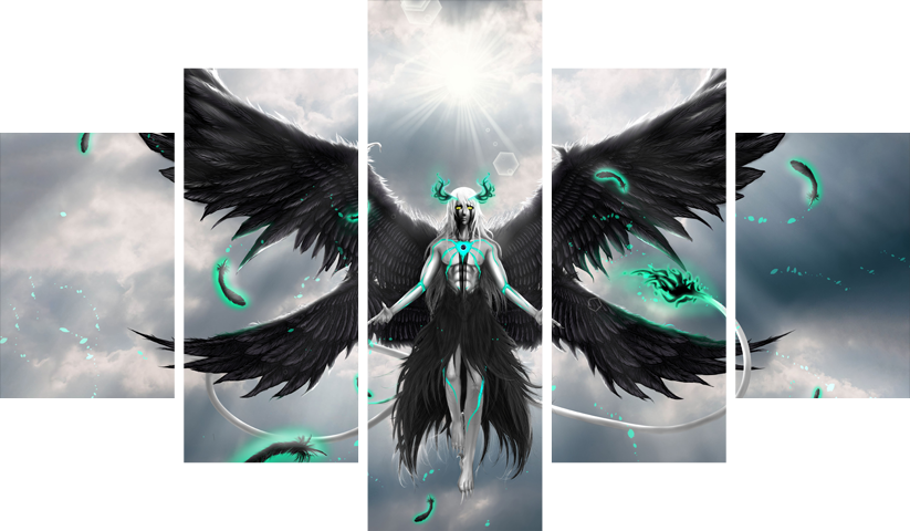 لوحة Bleach – خمسة قطع – برشة أحجام | ديكور دارك