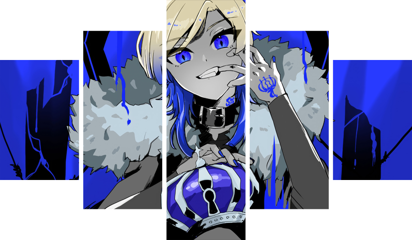 Blue Lock – 5 Panneaux – Plusieurs Tailles | Décoration Maison