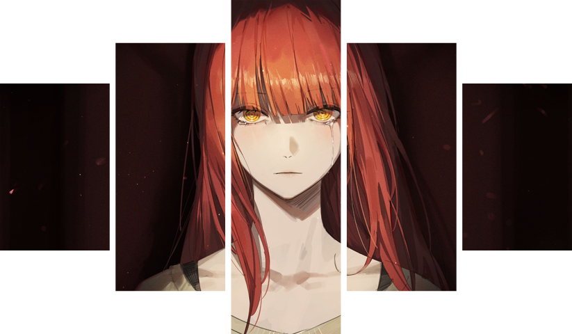 لوحة Chainsaw Man – خمسة قطع – برشة أحجام | ديكور دارك