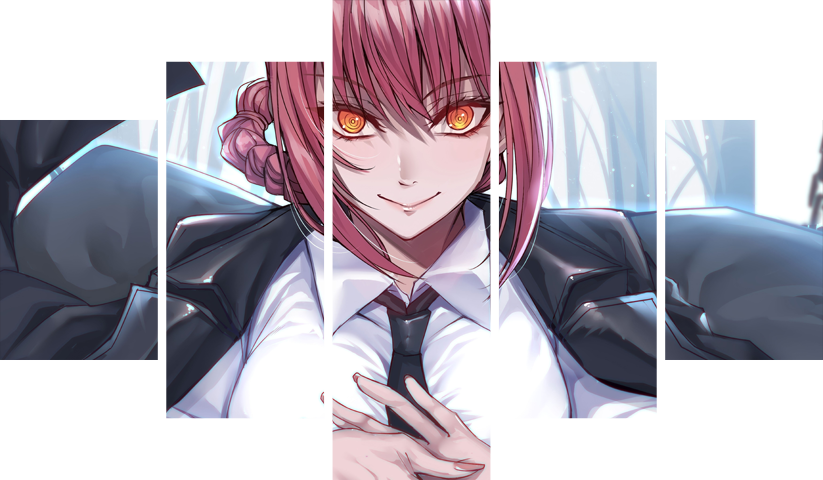 Chainsaw Man – 5 Panels – Multiple Sizes | Home Decor