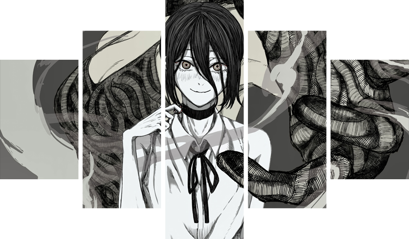 Chainsaw Man – 5 Panels – Multiple Sizes | Home Decor