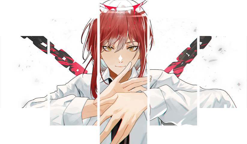 Chainsaw Man – 5 Panels – Multiple Sizes | Home Decor