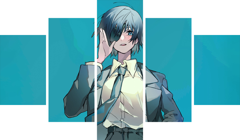 لوحة Chainsaw Man – خمسة قطع – برشة أحجام | ديكور دارك