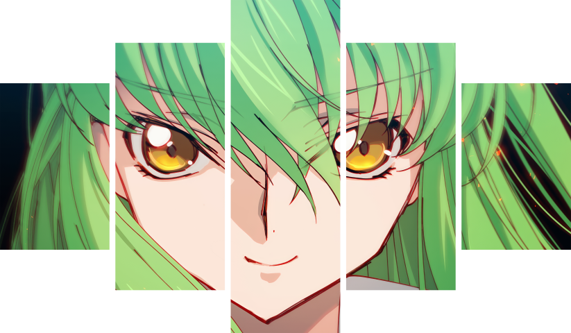 CodeGeass – 5 Panels – Multiple Sizes | Home Decor