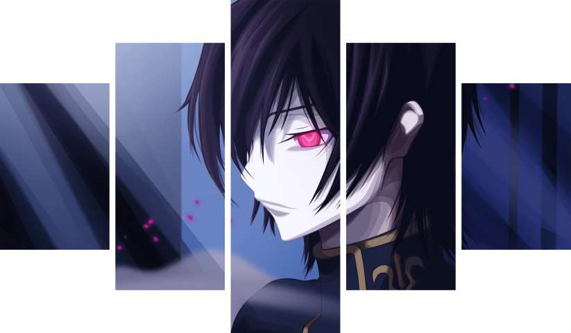 CodeGeass – 5 Panels – Multiple Sizes | Home Decor