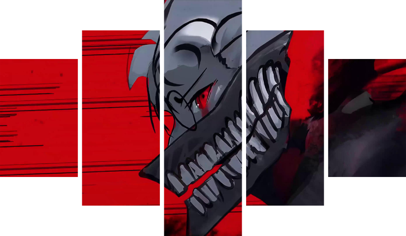 Dan Da Dan – 5 Panneaux – Plusieurs Tailles | Décoration Maison