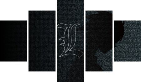 Death Note – 5 Panels – Multiple Sizes | Home Decor