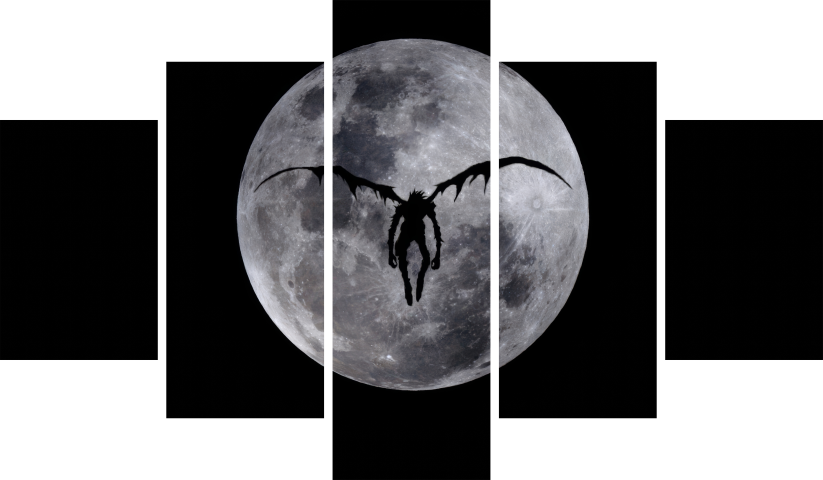 Death Note – 5 Panneaux – Plusieurs Tailles | Décoration Maison